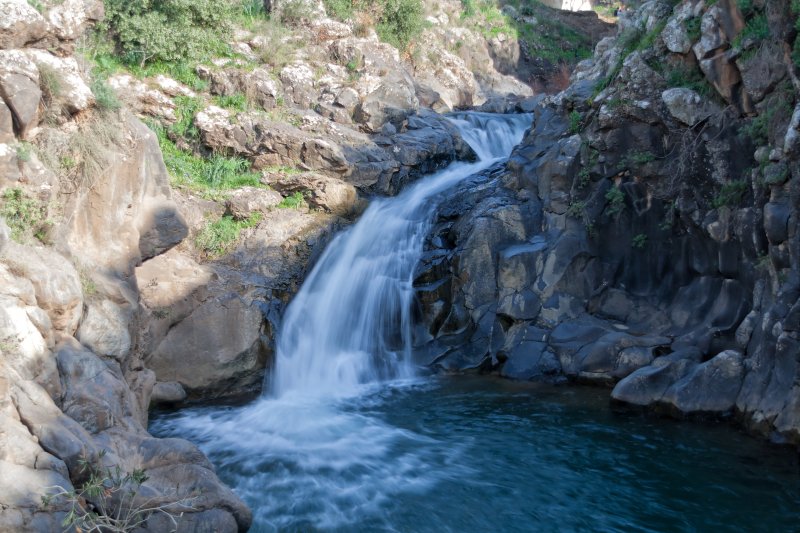 Sa'ar Waterfall, Golan Heights, Israel | Sa'ar Stream in Golan Heights (IMG_8659_60.jpg)