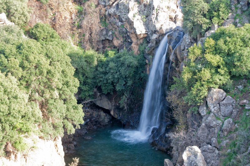 Sa'ar Waterfall, Golan Heights, Israel | Sa'ar Stream in Golan Heights (IMG_8683_84.jpg)