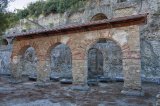  The arches of the entrance  called "criptoporticum" in the Archaeological Park of Baia