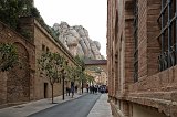 Entrance to Santa Maria de Montserrat Abbey, Catalonia