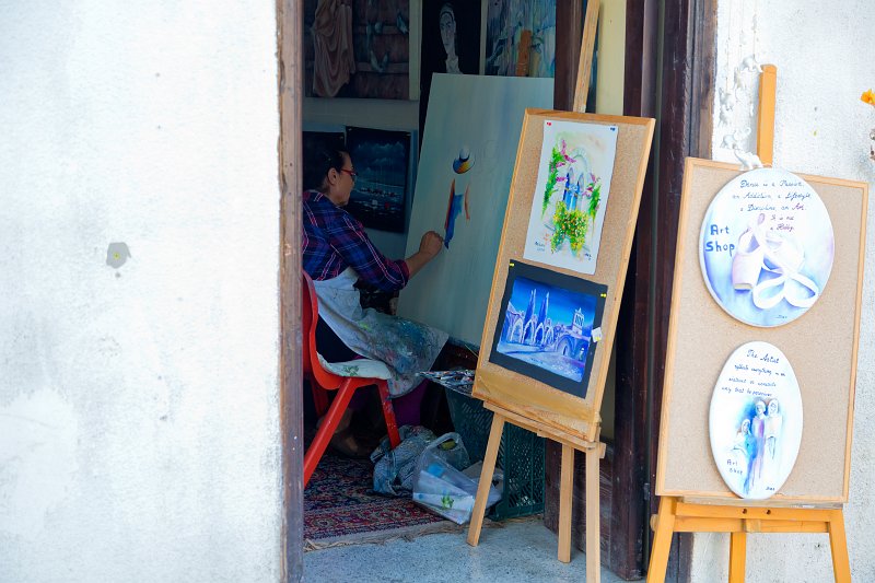 Artist at Work, Bellapais, Cyprus | Cyprus - North (IMG_2755.jpg)