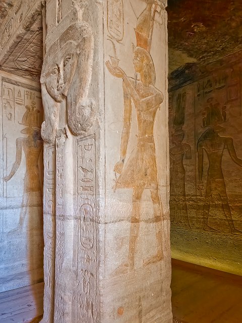 Hathoric Pillar, The Small Temple of Hathor and Nefertari, Abu Simbel, Egypt | Abu Simbel - Egypt (20230224_073939.jpg)
