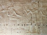 Relief in Chapel, Temple of Seti I - Abydos, Egypt