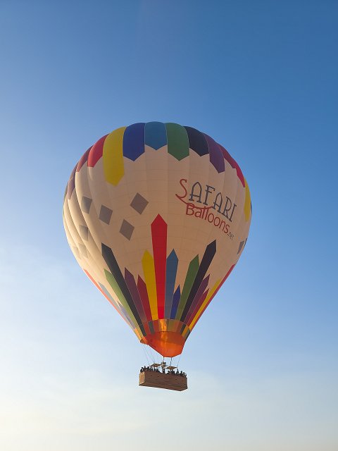Colorful Balloon in Flight, Luxor, Egypt | Hot Air Balloon Flight over Theban Necropolis, Egypt (20230220_072911.jpg)
