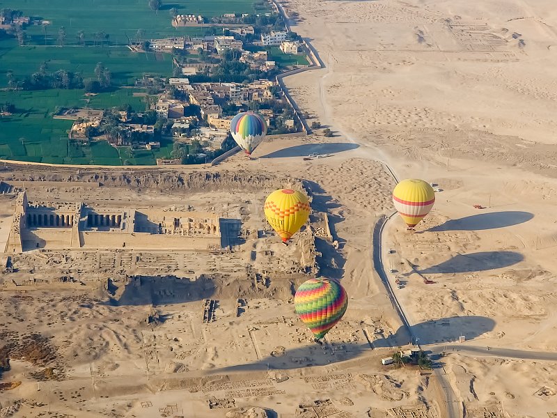 Mortuary Temple of Ramesses III, Medinet Habu | Hot Air Balloon Flight over Theban Necropolis, Egypt (20230220_080227.jpg)