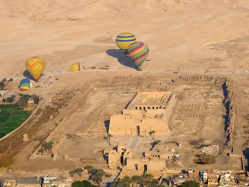 Mortuary Temple of Ramesses III, Medinet Habu | Hot Air Balloon Flight over Theban Necropolis, Egypt (20230220_080926.jpg)