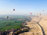 Hot Air Balloons over Mortuary Temple of Merenptah