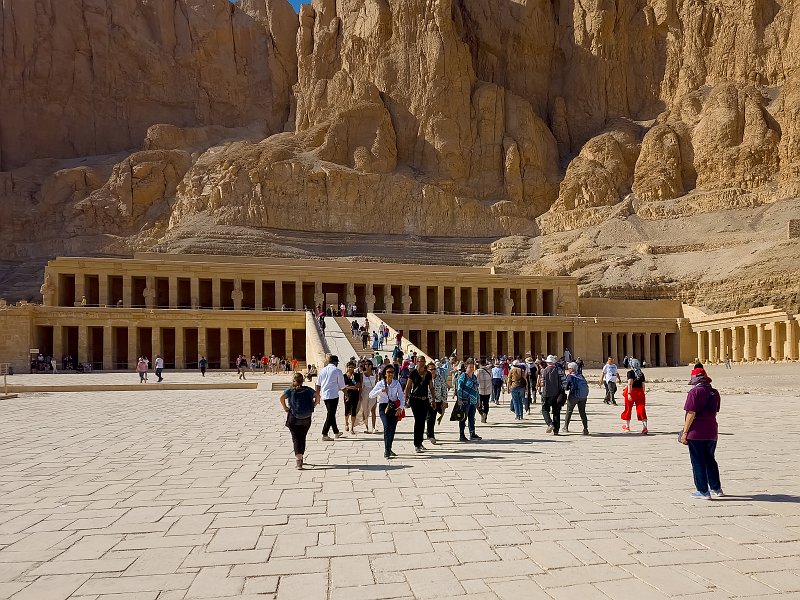 Middle Terrace and Porticoes, Mortuary Temple of Hatshepsut, Deir el-Bahari, Egypt | Mortuary Temple of Hatshepsut - Deir el-Bahari, Egypt (20230220_142716.jpg)