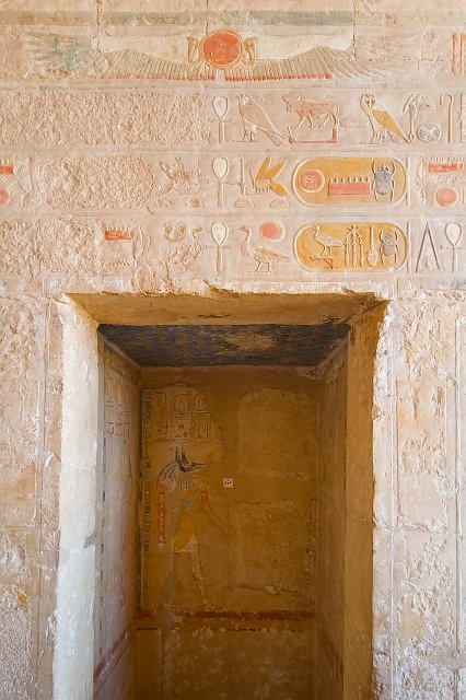 Anubis Shrine, Mortuary Temple of Hatshepsut, Deir el-Bahari, Egypt | Mortuary Temple of Hatshepsut - Deir el-Bahari, Egypt (20230220_150006.jpg)