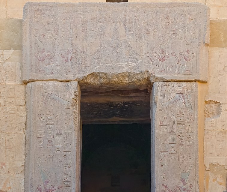Red Granite Entrance to Amun Shrine, Mortuary Temple of Hatshepsut | Mortuary Temple of Hatshepsut - Deir el-Bahari, Egypt (20230220_152306.jpg)