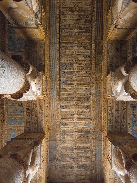 Ceiling of the Large Hypostyle Hall, Temple of Hathor, Dendera | Dendera Temple Complex - Egypt (20230221_164017.jpg)