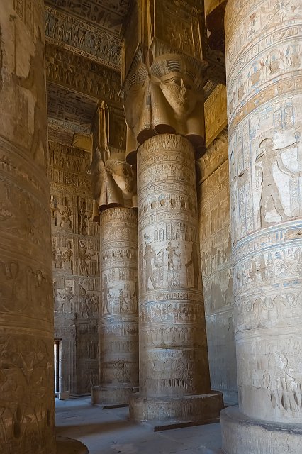 Hathoric Columns, Large Hypostyle Hall, Temple of Hathor, Dendera | Dendera Temple Complex - Egypt (20230221_164032.jpg)