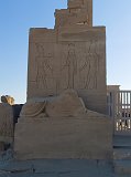 Entrance Gate with Bas-Relief and Sphinx, Temple of Hathor, Dendera