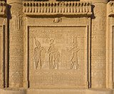 Relief on Exterior Wall, The Roman Birth House (Mammisi), Dendera Temple Complex