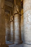 Hathoric Columns, Large Hypostyle Hall, Temple of Hathor, Dendera