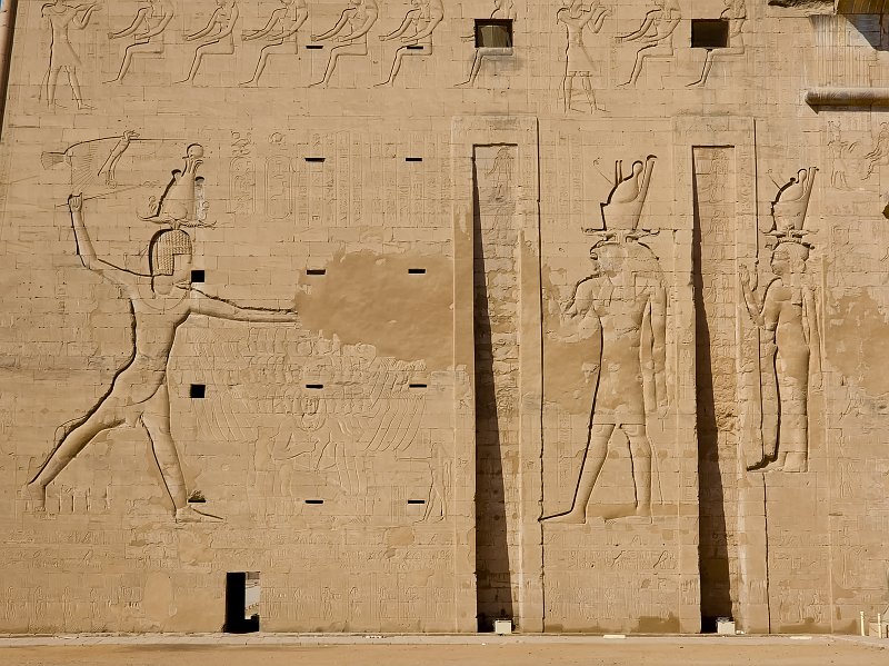First Pylon, Temple of Horus, Edfu, Egypt | Temple of Horus - Edfu, Egypt (20230222_142618.jpg)