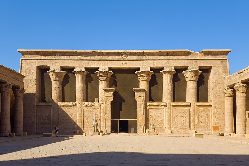 Court of Offerings Looking Towards Hypostyle  Vestibule, Temple of Horus, Edfu, Egypt | Temple of Horus - Edfu, Egypt (20230222_143659.jpg)
