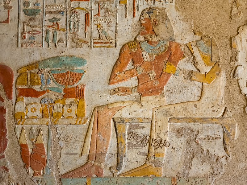 Center of East Wall, Tomb of Paheri, El-Kab, Egypt | Tombs of Nekheb - El-Kab, Egypt (20230222_113415.jpg)