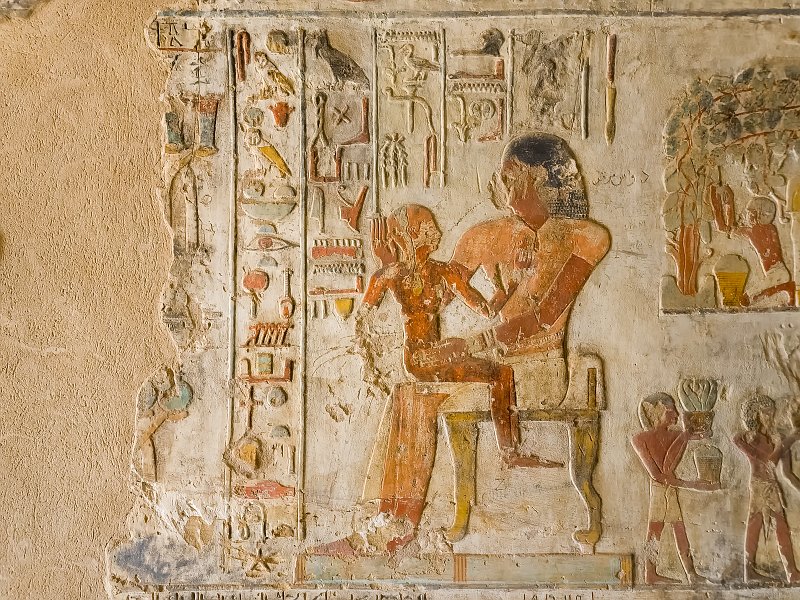 Center of West Wall, Tomb of Paheri, El-Kab, Egypt | Tombs of Nekheb - El-Kab, Egypt (20230222_113519.jpg)