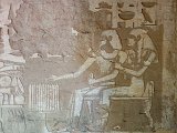 Atefrura and Kem, North Wall of Tomb of Ahmose-Son-of-Ibana, El-Kab