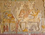 Center of East Wall, Tomb of Paheri, El-Kab, Egypt