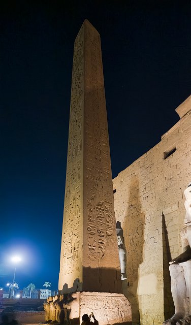 Obelisk, First Pylon of Luxor Temple | Luxor Temple, Egypt (20230218_190002.jpg)