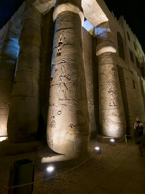 Columns of Court of Ramesses II, Luxor Temple | Luxor Temple, Egypt (20230218_190731.jpg)