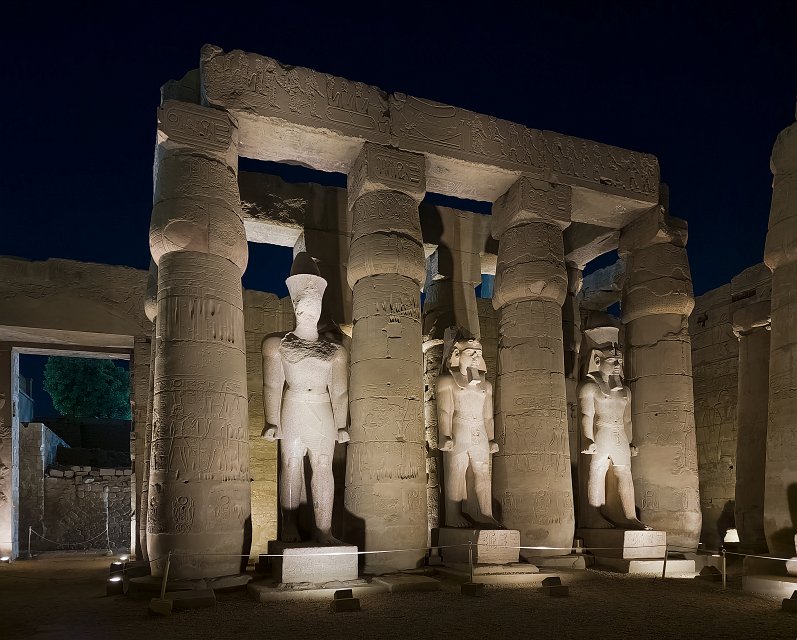 Colossal Statues of Ramesses II, Court of Ramesses II, Luxor Temple | Luxor Temple, Egypt (20230218_190957.jpg)