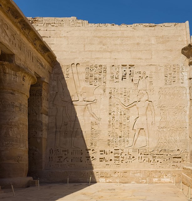 Relief on Second Pylon, Mortuary Temple of Ramesses III, Medinet Habu | Mortuary Temple of Ramesses III - Medinet Habu, Egypt (20230220_112323.jpg)