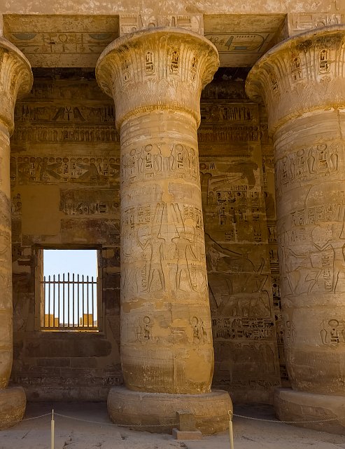 Pillars and Window of the Appearances, Mortuary Temple of Ramesses III, Medinet Habu | Mortuary Temple of Ramesses III - Medinet Habu, Egypt (20230220_112351.jpg)
