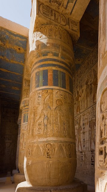 Colonade of the Peristyle Hall, Mortuary Temple of Ramesses III | Mortuary Temple of Ramesses III - Medinet Habu, Egypt (20230220_114148.jpg)