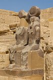 Rose Granite Statues, Third Hypostyle Hall, Mortuary Temple of Ramesses III