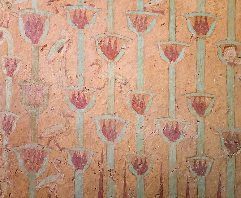 Heron and Ducks among Papyrus, Tomb of Ankhtifi, Mo'alla, Egypt | Tomb of Ankhtifi - Mo'alla, Egypt (20230222_085240.jpg)