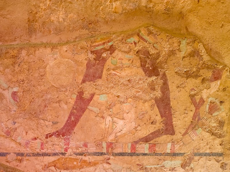 Duck Hunting Scene, Tomb of Ankhtifi, Mo'alla, Egypt | Tomb of Ankhtifi - Mo'alla, Egypt (20230222_085447.jpg)
