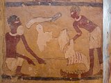 Two Men Roast Meat on a Brazier, Tomb of Ankhtifi, Mo'alla, Egypt