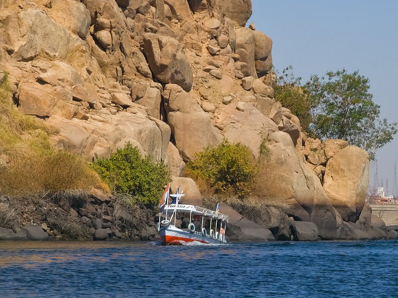 Boat on Lake Nasser, Egypt | Philae Temple Complex - Agilkia Island, Lake Nasser, Egypt (20230223_103725.jpg)