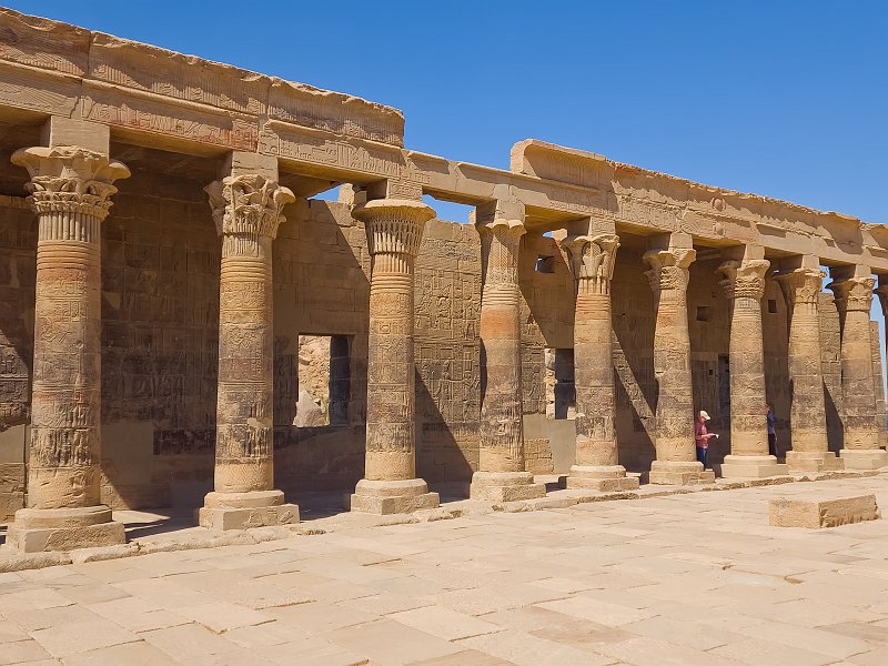 East Colonnade, Temple of Isis, Philae Temple Complex | Philae Temple Complex - Agilkia Island, Lake Nasser, Egypt (20230223_111031.jpg)