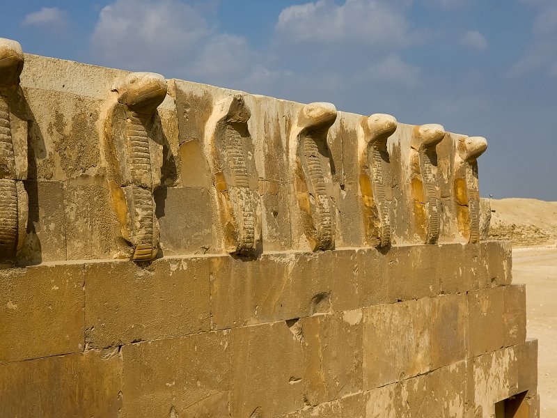 Frieze of Cobra Serpents, The Southern Tomb of of King Djoser, Saqqara | Saqqara, Egypt (20230216_105838.jpg)