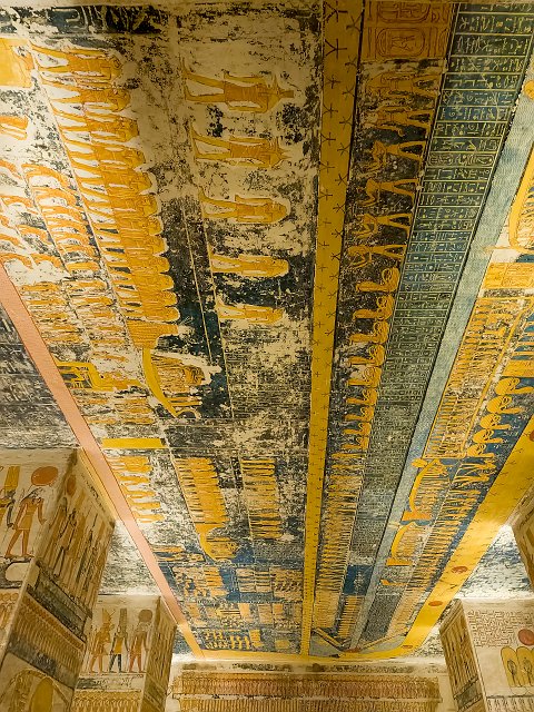 Goddess Nut Framing the Books of the Day and the Night, Ceiling of the Pillared Hall | Valley of the Kings - Luxor, Egypt (20230219_144835.jpg)