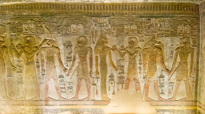 Seti I with Hathor Horus Isis and Anubis, Tomb of Seti I, Valley of the Kings | Valley of the Kings - Luxor, Egypt (20230219_152025.jpg)