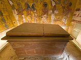 Sarcophagus in Burial Chamber, Tomb of Tutankhamun, Valley of the Kings