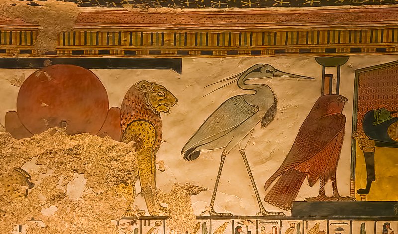 Lion Heron and Kite, Tomb of Nefertari, Valley of the Queens | Valley of the Queens - Luxor, Egypt (20230220_095246.jpg)