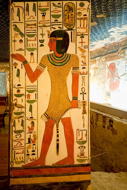 Pillar in the Burial Chamber, Tomb of Nefertari, Valley of the Queens | Valley of the Queens - Luxor, Egypt (20230220_100049.jpg)