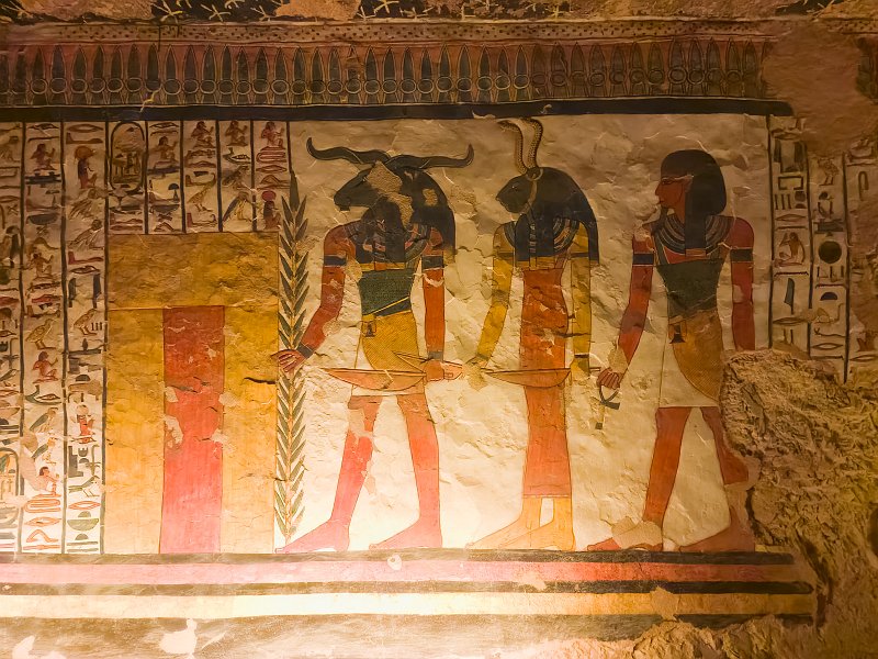 West Wall of Burial Chamber, Tomb of Nefertari, Valley of the Queens | Valley of the Queens - Luxor, Egypt (20230220_100112.jpg)