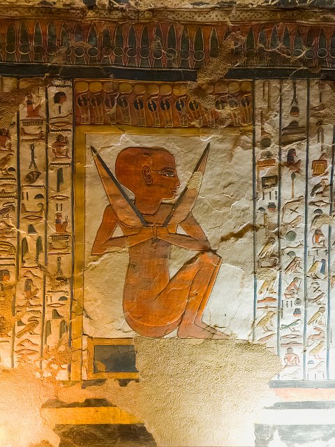 East Wall of Burial Chamber, Tomb of Nefertari, Valley of the Queens | Valley of the Queens - Luxor, Egypt (20230220_100150.jpg)