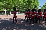 Royal Foot Guards March along The Mall, Westminster