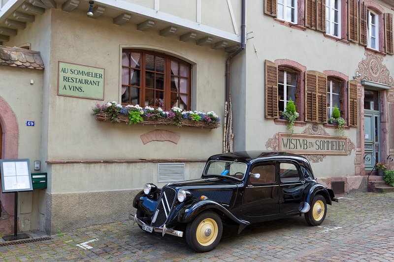 Classic Citroën Traction Avant Car, Bergheim, Alsace, France | Bergheim - Alsace, France (IMG_3247.jpg)