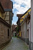 Narrow Alley, Bergheim, Alsace, France