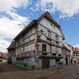 Old Half-Timbered House, Bergheim, Alsace, France
