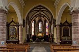Interior of Church of Our Lady of the Assumption, Bergheim, Alsace, France